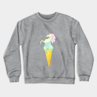 unicorn ice cream Crewneck Sweatshirt